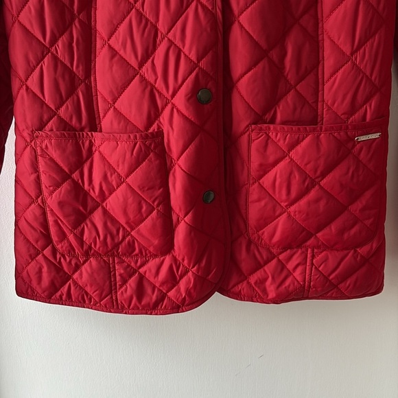 Saint James Quilted Red Jacket 4 - Picture 4 of 14